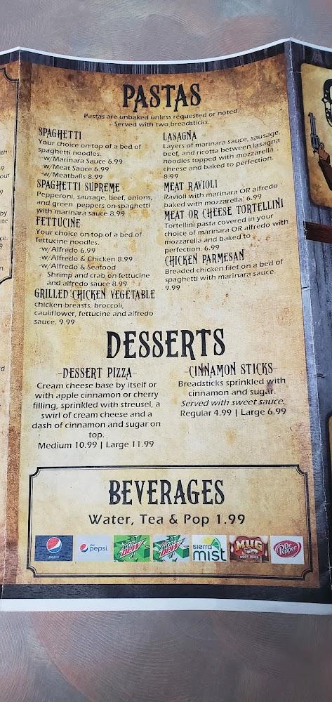 Outlaw Pizza Menu image 2