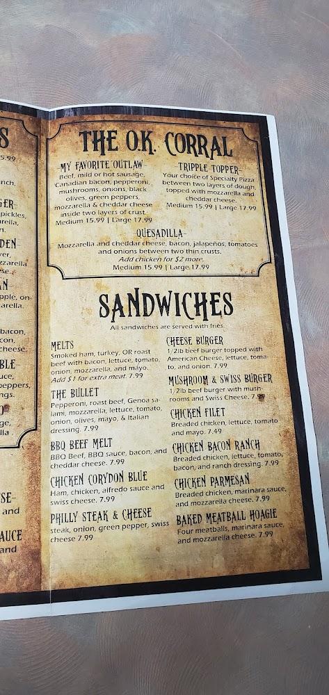 Outlaw Pizza Menu image 4